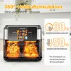 Heißluftfritteuse 9L-905 Doppelkammer Airfryer 2000W mit Produktbild-Vorschau 10