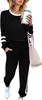 Damen Trainingsanzug Sport Set Elastisch Bequem Weich Produktbild-Vorschau 1