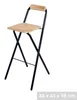 Klappbarer Barhocker 48x43x98cm Produktbild-Vorschau 3