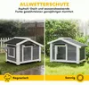 Abris pour chien SUGIFT en bois de pin, avec sol amovible, Voir les images du produit 7