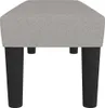 vidaXL Lavica Light Grey 100x30x30 cm Látka Náhľad obrázku produktu 4