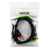 Vayox Jack - Cavo 2xRCA a mento VA0163-1,5 | AUX 3,5mm | a Anteprima dell’immagine prodotto 2