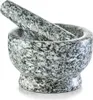 Mortier avec pilon en granit, gris, diamètre 13 cm Voir les images du produit 1