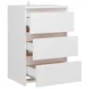 vidaXL Noční stolky 2 ks. Bílé 40x35x62,5 cm materiál na Náhled obrázku produktu 17