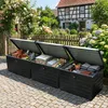 Boîte de rangement en métal, coffre de jardin, 300 L, Voir les images du produit 12