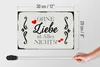 Holzschild Spruch 30x20cm ohne Liebe ist Alles nichts Herz Produktbild-Vorschau 5