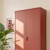 Industrieller Metallkleiderschrank, 170 cm hoch, 2 Türen, 4 Produktbild-Vorschau 3