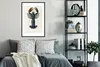 MuchoWow® MuchoWow® Gerahmtes Poster Krebs - Blau - Vintage Produktbild-Vorschau 2