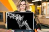 MuchoWow® Laptop Aufkleber Sticker Cover Giraffe - Produktbild-Vorschau 5