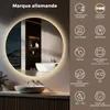 S'AFIELINA miroir de salle de bain LED rond miroir de salle Voir les images du produit 3