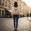 Damen Shopper Tasche groß Hobo Bag – vegane Leder Produktbild-Vorschau 9