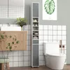 Mobile bagno alto, 20 x 20 x 180 cm, mobile bagno stretto Anteprima dell’immagine prodotto 2