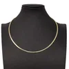 3mm Halsreif Collier Omegareif Omegakette 750 Gold Gelbgold Produktbild-Vorschau 3