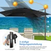 Slunečník COSTWAY 300 × 300 cm, slunečník s kloubovým Náhled obrázku produktu 4