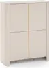 Komoda Aura 103 cm v kašmírové barvě se čtyřmi dvířky a Náhled obrázku produktu 1