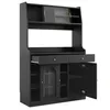 Flieks Armoire haute avec LED et portes coulissantes en Voir les images du produit 8