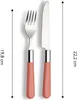 Echtwerk Bistro Besteck-Set 16TLG Essbesteck, Farbe:Rosa Produktbild-Vorschau 5