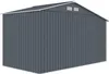 Plechový zahradní domek Rojaplast Luke B 332 x 181 cm tmavě Náhled obrázku produktu 5