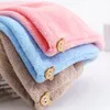 Sušenie vlasov HANDSHIRT Head Cap LEAVING Mikrovlákno Pink Náhľad obrázku produktu 7
