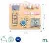 Mamabrum Montessori Busy Board Holz 6in1 – Motorikbrett Produktbild-Vorschau 7
