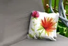 MuchoWow® Outdoor Kissen - Abstraktes Blumenmuster, Produktbild-Vorschau 2