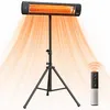 Outsunny Infrarot Heizstrahler 2500W Terrassenstrahler mit Produktbild-Vorschau 1