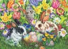 COBBLE HILL Osterhasen Puzzle 500 Teile Produktbild-Vorschau 1