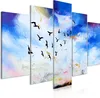 Vlies Leinwandbild - Autumn Is Coming (5 Parts) Wide Produktbild-Vorschau 1