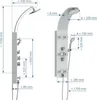 SCHÜTTE sprchový panel LANZAROTE, sprchový set s baterií, Náhled obrázku produktu 7