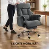 HOMCOM Bürostuhl Schreibtischstuhl mit Lendenwirbelstütze, Produktbild-Vorschau 8