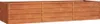 vidaXL Hrdzavá vyvýšená posteľ 240x80x45 cm Corten oceľ Náhľad obrázku produktu 2