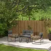 Outsunny 4-delige tuinmeubelset van riet, zitgroep met Productafbeelding-voorbeeld 11