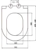 Belvit WC Slim Design Sitz Absenkautomatik Softclose Produktbild-Vorschau 8