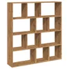 vidaXL Artisan dubová knihovna 132x29x141,5 cm materiál na Náhled obrázku produktu 1