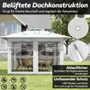 LARS360 Blanc 4x4 m Pavillon de fête pop-up, montage rapide Voir les images du produit 8