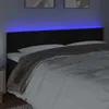 LED Kopfteil Schwarz 200x5x78/88 cm Samt Produktbild-Vorschau 3