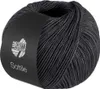 A ball of dark gray yarn with a black label. Produktbild-Vorschau