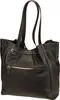 Elegante Damenhandtasche in Schwarz mit Kontrastdetails und Produktbild-Vorschau 18