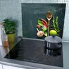 Spritzschutz Herdabdeckplatte Schneidebrett aus Glas Produktbild-Vorschau 3