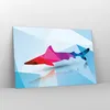 Bilder auf glas - Hai Illustration modern Grafik - 120x80cm Produktbild-Vorschau 4