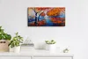 Leinwand Uhr Küche Wohnzimmer Bild 60x30 Malen von Park Produktbild-Vorschau 3