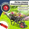 MASKO® Schubkarre Bauschubkarre Gartenschubkarre 100 Liter Produktbild-Vorschau 4
