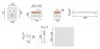 Technical drawings and dimensions of a shower set. Produktbild-Vorschau