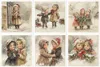 Set de papier de riz - Vintage Enfants, Noël - RSM184 - Itd Voir les images du produit 1