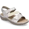 Rieker Damen Klassische Sandalen 64872-90 Farbe: Silber Produktbild-Vorschau 9