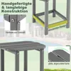 COSTWAY set di 2 tavolini da esterno, tavoli da giardino Anteprima dell’immagine prodotto 5
