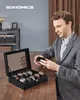 Uhrenbox mit 10 Fächern, Uhrenkasten, Glasdeckel, Produktbild-Vorschau 14