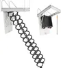 Two attic ladders are shown against a white background. One is extended and the other is retracted. Anteprima dell’immagine prodotto
