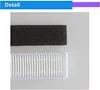 Close-up view of two filter components, one black foam filter and one white pleated filter. Produktbild-Vorschau