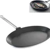 HENDI Fischpfanne Aluminiumguss oval 400x275x35 mm Produktbild-Vorschau 3